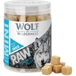 50g Mini RAW Friandises lyophilisees filet de saumon Wolf of Wilderness