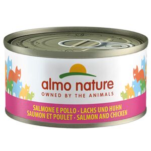 6x70g Legend saumon poulet Almo Nature chat Boites pour chat