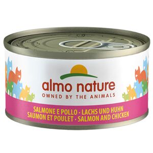 6x70g Legend saumon, poulet Almo Nature chat - Boîtes pour chat - Publicité