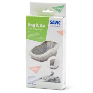 12x sacs à litière Savic Maxi Bag it Up - Sac à litière pour chat