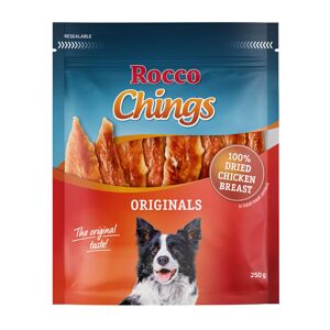250 g Rocco Chings Originals blancs de poulet séchés - Friandises pour chien