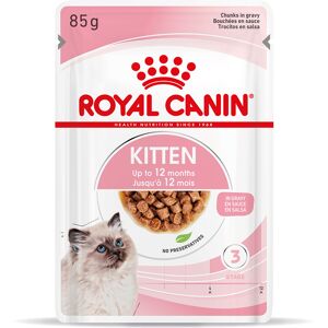 12x85g Kitten Instinctive en sauce Royal Canin pour chaton