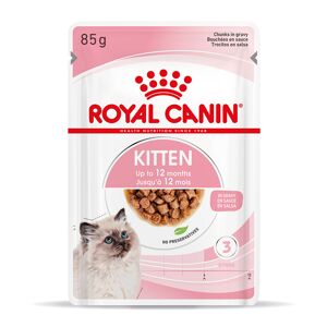 12x85g Royal Canin Kitten en sauce - Pâtée pour chat