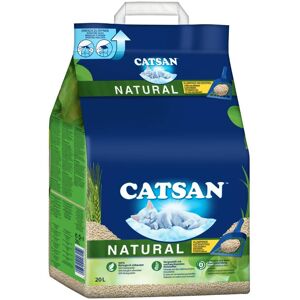 2x20L Litiere Catsan Natural - pour chat