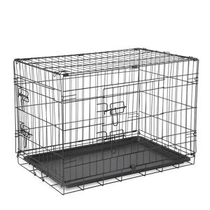 Cage d'intérieur HAFENBANDE Twin Door l 77,5 x P 48,5 x H 55,5 cm - pour chien