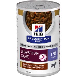 Hill's Prescription Diet i/d Low Fat Digestive Care Mijote pour chien - 12 x 354 g