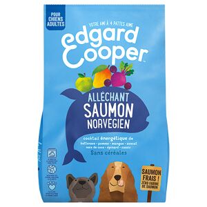 2x2,5kg Edgard & Cooper Adult saumon sans cereales - Croquettes pour chien