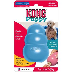 Jouet KONG Puppy bleu taille M, pour petit chien et chiot