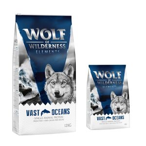 12kg Elements Vast Oceans, poisson Wolf of Wilderness - Croquettes pour chien + 2 kg offerts !