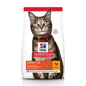 2x15kg Adult poulet Hill's Feline Croquettes pour chat