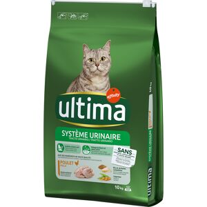 10kg Ultima Système Urinaire - Croquettes pour chat