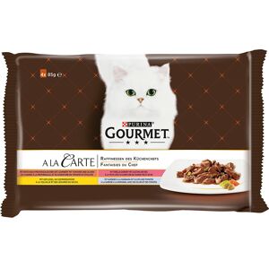 4x85g Gourmet À La Carte recettes raffinees - Patee pour chat