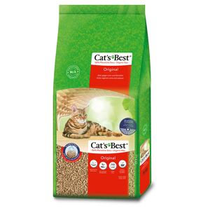 Litiere 40L Cat's Best Original / Öko Plus pour chat (environ 17,2 kg)