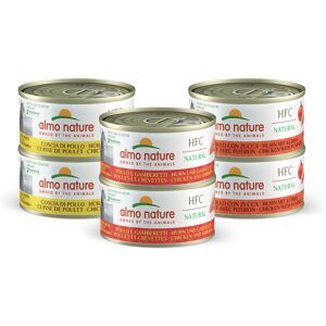 Almo Nature HFC Natural 6 x 70 g pour chat - selection au poulet (3 varietes)