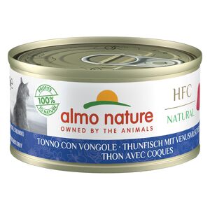 Almo Nature 6 x 70 g pour chat - HFC Natural thon, palourdes