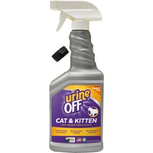 3x500mL Destructeur dodeurs et detachant Urine Off pour chat