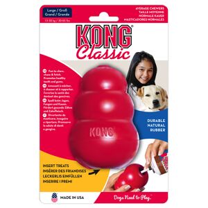 KONG Classic - 1 jouet rouge pour chien - Taille L