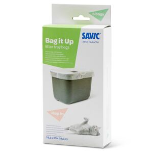 12 sacs à litière Savic Bag it up Hop In, pour la maison de toilette Savic Hop In