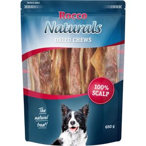 3x650g Rocco Naturals Peau de tete de b?uf - Friandises pour chien