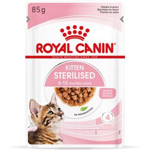 12x85g Sterilised Kitten en sauce Royal Canin - Patee pour chat