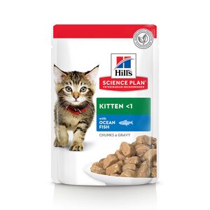 12x85g Kitten poisson de mer Hill's Science Plan - Patee pour chat