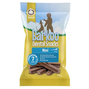 Barkoo Dental Snacks Friandises de grande taille (7 friandises) - pour chien