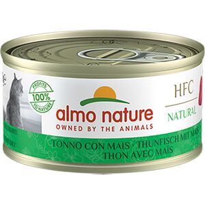 Almo Nature 6 x 70 g pour chat - HFC Natural thon, maïs