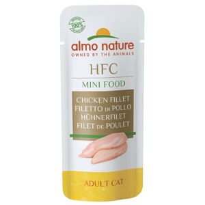 15x3g Almo Nature Green Label Mini Food , poulet - Friandises pour chat