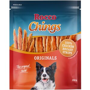 250g Rocco Chings Originals blancs de poulet en lamelles - Friandises pour chien