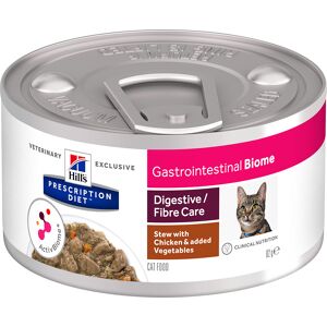 12x82g Gastrointestinal Biome Mijoté poulet, légumes Hill's Prescription Diet - Pâtée pour chat