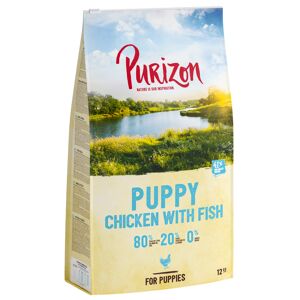 2x12kg Purizon Puppy poulet, poisson sans cereales - Croquettes pour chien