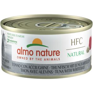 Almo Nature HFC Natural 6 x 70 g pour chat - thon, alevins de sardines