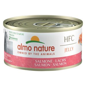 Almo Nature HFC Natural 6 x 70 g pour chat - saumon en gelee