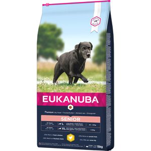 2x15kg Caring Senior Large Breed poulet Eukanuba - Croquettes pour chien