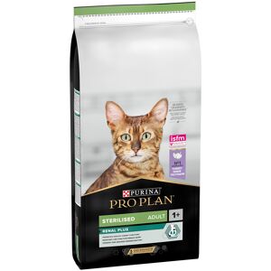 12kg Sterilised Adult Renal Plus dinde PRO PLAN PURINA Croquettes pour chat + 2 kg offerts !