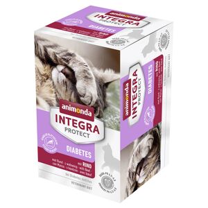 6x100g Protect Adult Diabète boeuf Animonda Integra - Pâtée pour chat