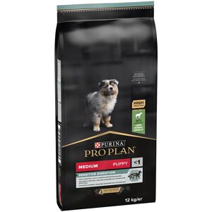 12kg PURINA PRO PLAN Medium Puppy Sensitive Digestion, à l'agneau - Publicité