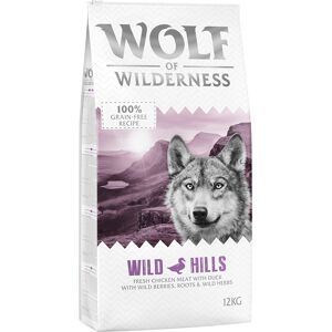 2x12kg Adult Wild Hills Wolf of Wilderness, canard - Croquettes sans cereales