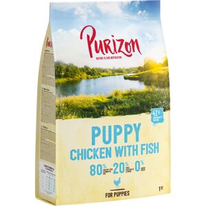 4kg Purizon Puppy poulet, poisson sans cereales - Croquettes pour chien