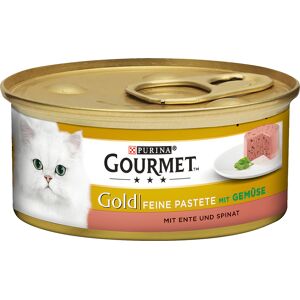 24x85g Les Mousselines canard, épinards Gourmet - Nourriture pour Chat