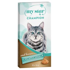 24x15g My Star is a Champion Creme au saumon - Friandises pour chat