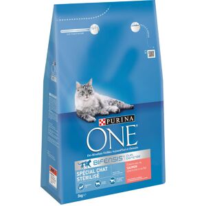 3kg Chat Sterilise saumon PURINA ONE - Croquettes pour chat