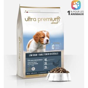 Ultra premium direct Croquettes Super Premium pour Chiot de Petite et Moyenne Taille (poids adulte 30 Kg)