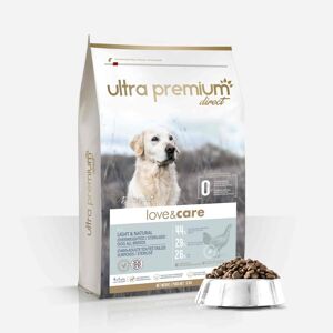 Ultra premium direct Croquettes allégées en matière grasse pour Chien adulte en Surpoids ou Stérilisé -sac de 12kg - Fabriquées en France