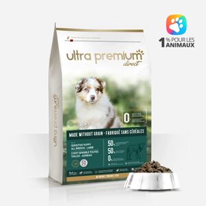 Ultra premium direct Croquettes pour Chiot Sensible - Sans Céréales - sac de 12kg