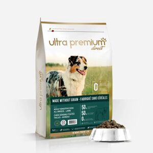 Ultra premium direct Croquettes pour Chien Sensible Toutes Tailles - Sans Cereales - sac de 12kg