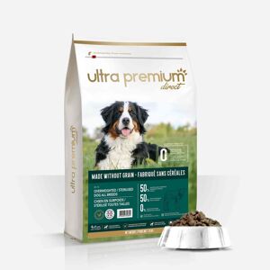Ultra premium direct Croquettes Light pour Chien Sterilise / Surpoids - Sans Cereales - sac de 12kg