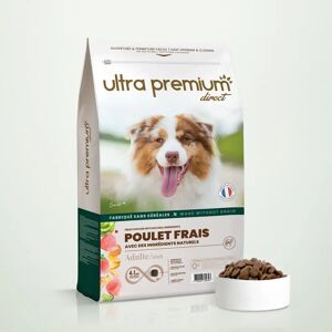 Ultra premium direct Croquettes Sans Céréales au Poulet frais pour chien adulte toutes tailles