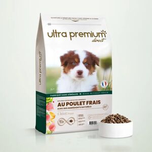 Ultra premium direct Croquettes Sans Cereales au Poulet frais pour Chiot toutes tailles