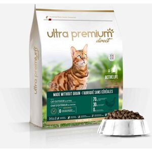 Ultra premium direct Croquettes pour Chat Adulte Activite Normale - Sans Cereales - sac de 3kg